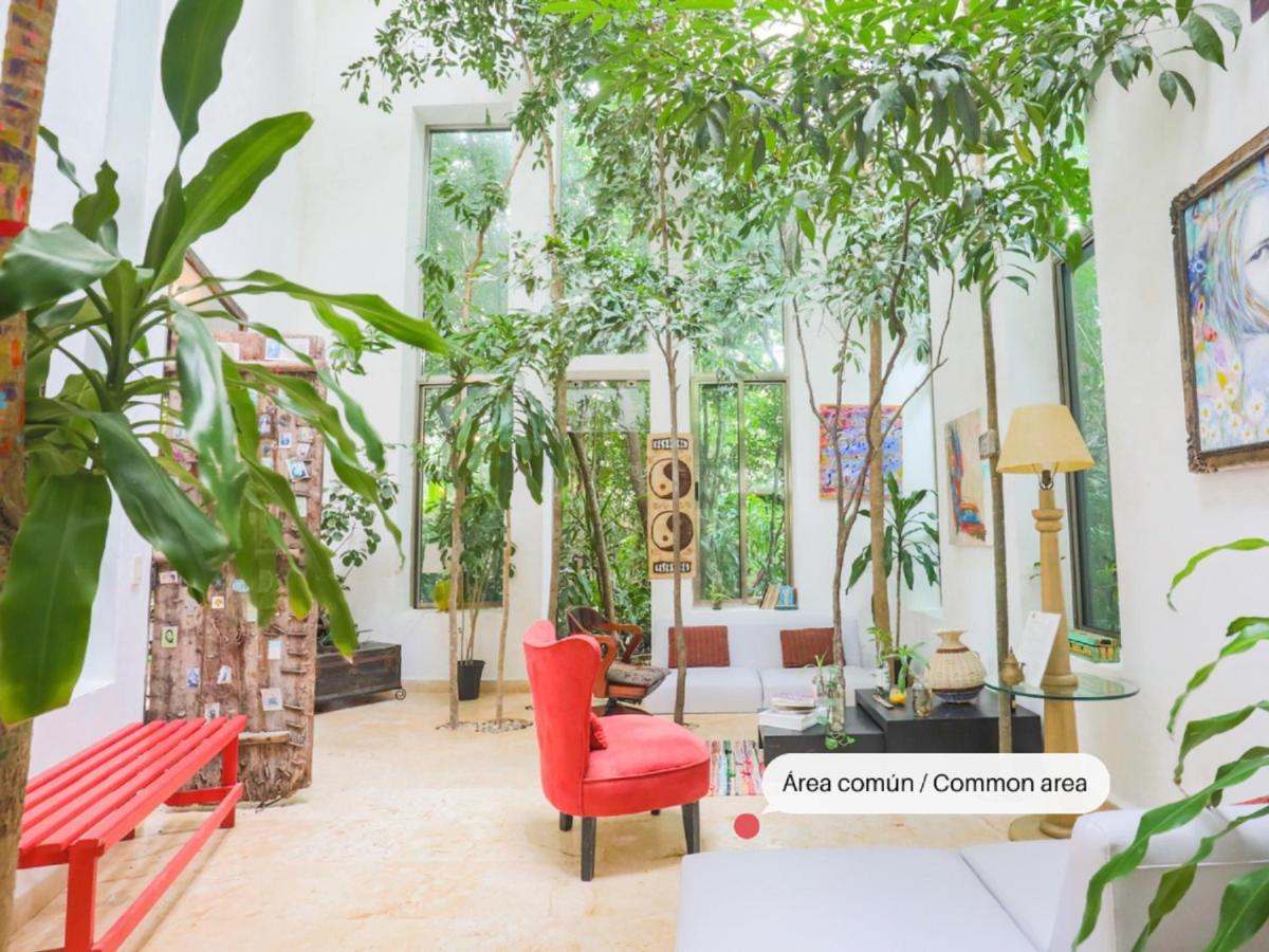 Guest House La Aldea Holistic Experience カンクン エクステリア 写真